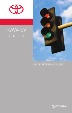 2012 Toyota RAV4 EV Quick Reference Guide